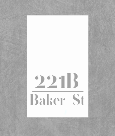 Personalized Address Plaque – White 25cm x 15cm