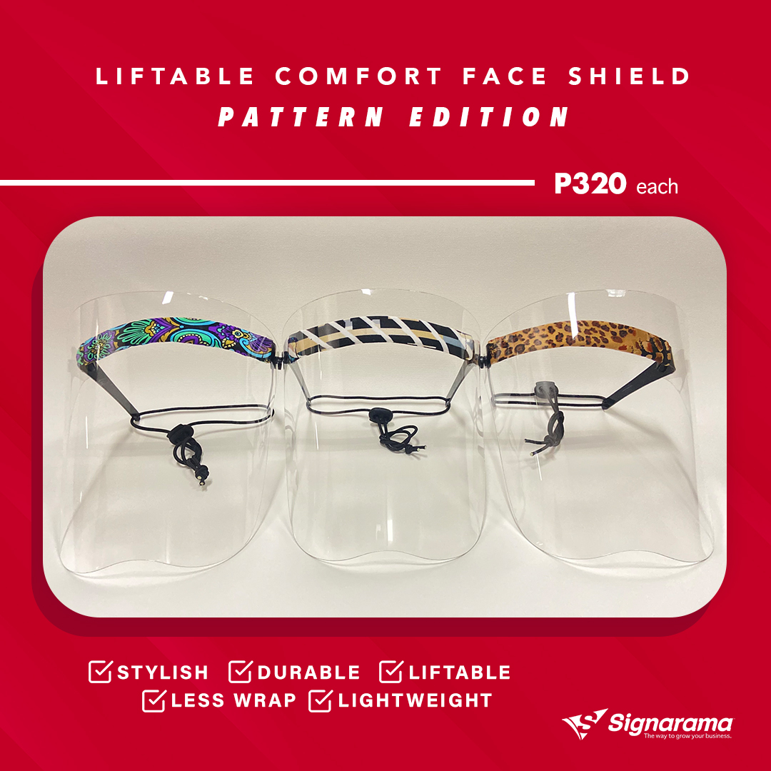 Liftable Faceshield – Comfort Pattern Edition